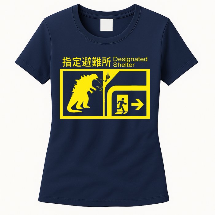 Monsterverse In Case Of Attack Womens T-Shirt