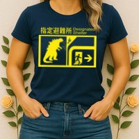 Monsterverse In Case Of Attack Womens T-Shirt