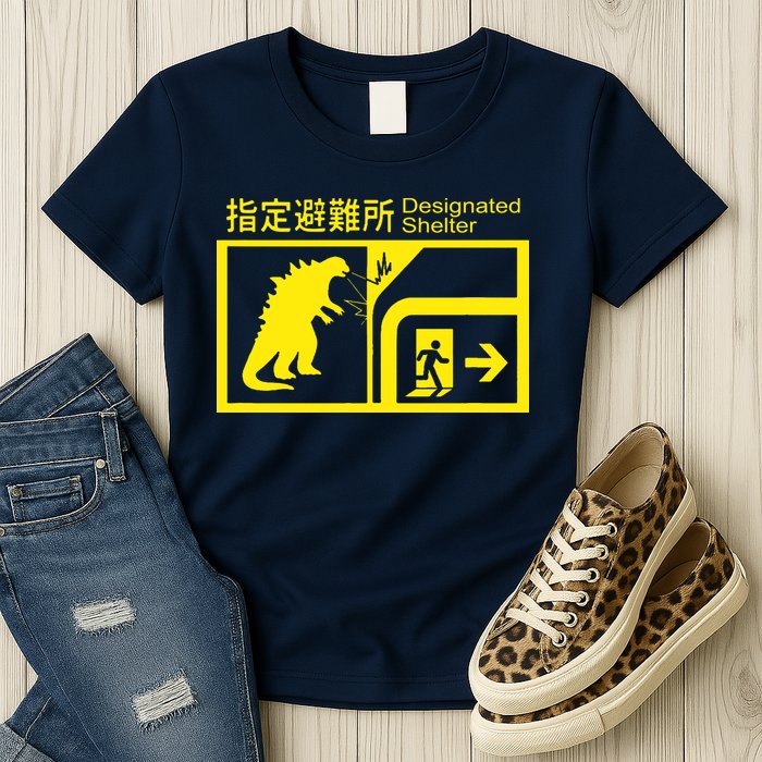 Monsterverse In Case Of Attack Womens T-Shirt