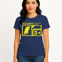 Monsterverse In Case Of Attack Womens T-Shirt