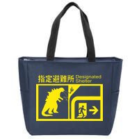 Monsterverse In Case Of Attack Zip Tote Bag