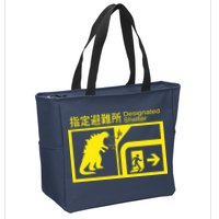 Monsterverse In Case Of Attack Zip Tote Bag