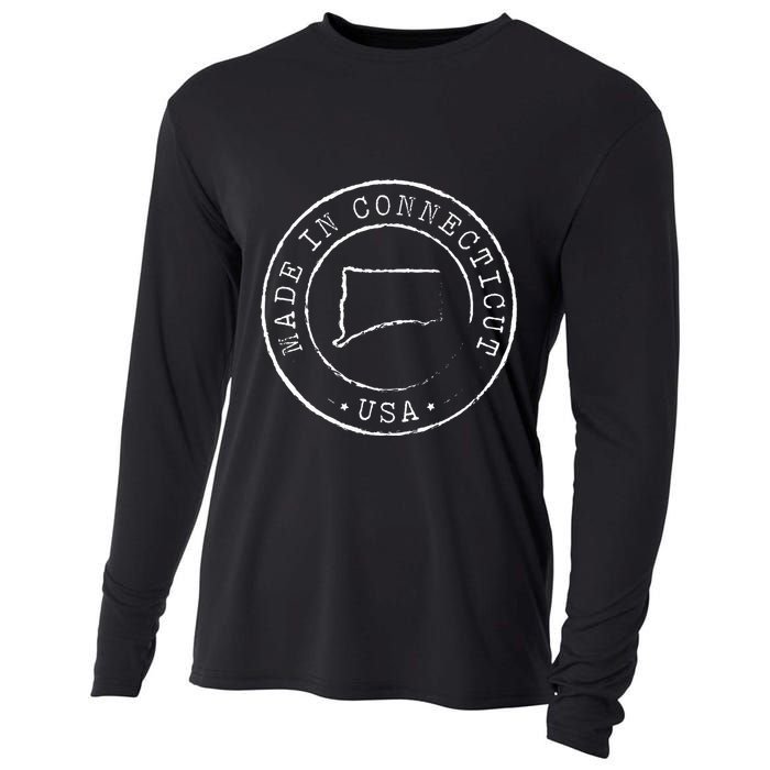 Made In Connecticut State Pride Ct Cooling Performance Long Sleeve Crew