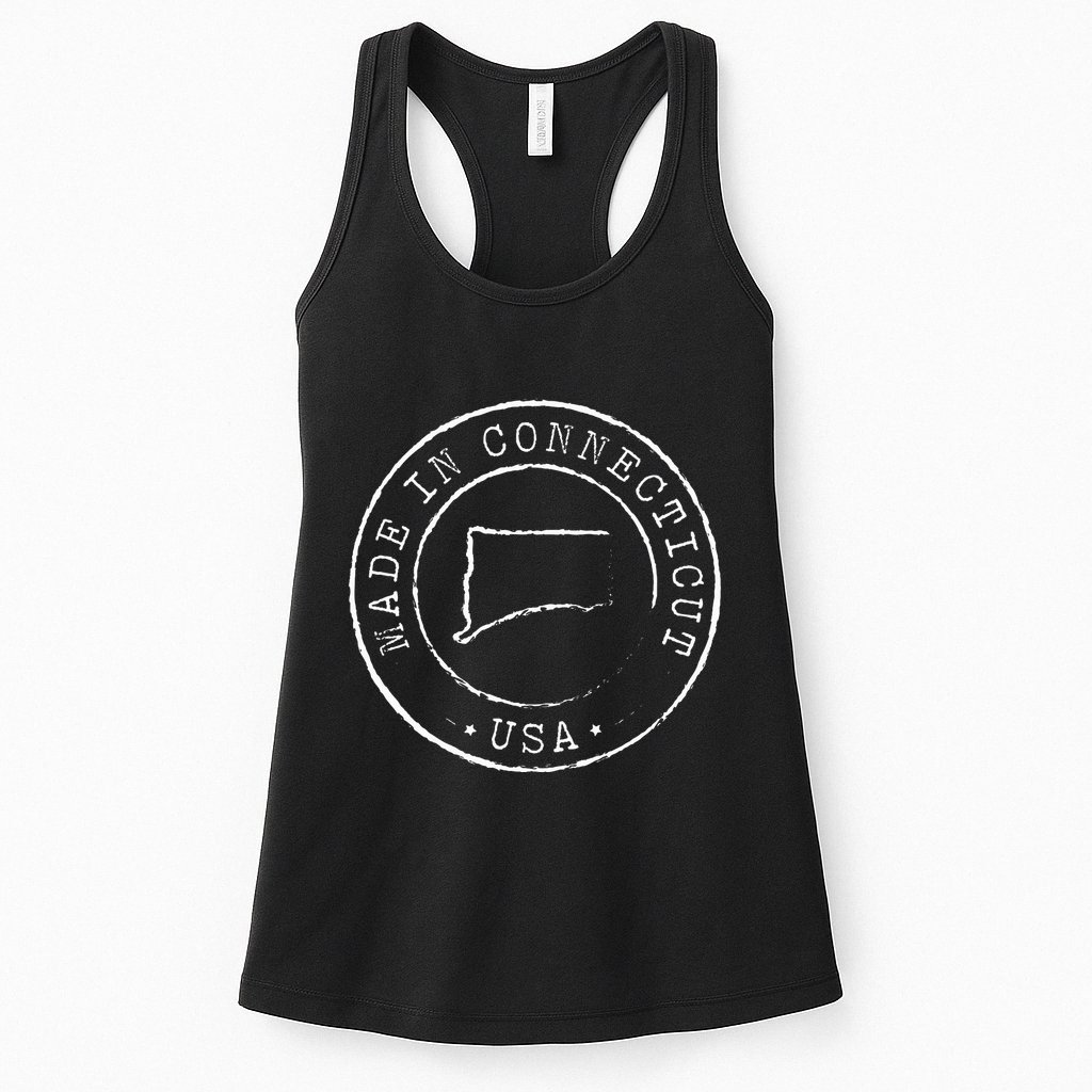 Made In Connecticut State Pride Ct Womens Tank Top