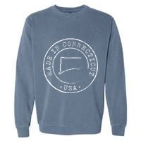 Made In Connecticut State Pride Ct Garment-Dyed Sweatshirt