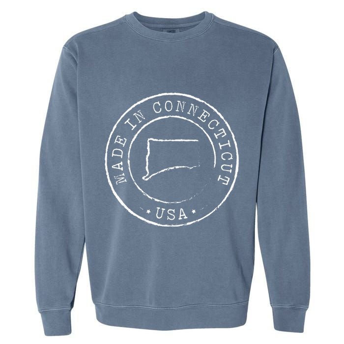 Made In Connecticut State Pride Ct Garment-Dyed Sweatshirt