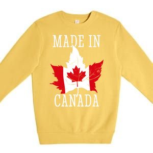 Made In Canada Funny Canadian Premium Crewneck Sweatshirt