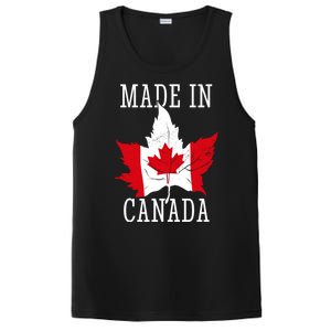 Made In Canada Funny Canadian PosiCharge Competitor Tank