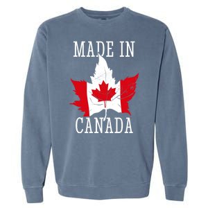 Made In Canada Funny Canadian Garment-Dyed Sweatshirt