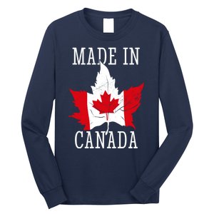 Made In Canada Funny Canadian Long Sleeve Shirt