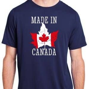 Made In Canada Funny Canadian Adult ChromaSoft Performance T-Shirt