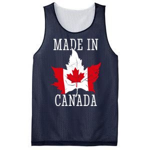 Made In Canada Funny Canadian Mesh Reversible Basketball Jersey Tank