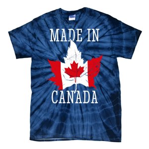 Made In Canada Funny Canadian Tie-Dye T-Shirt