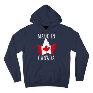 Made In Canada Funny Canadian Tall Hoodie