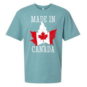 Made In Canada Funny Canadian Sueded Cloud Jersey T-Shirt