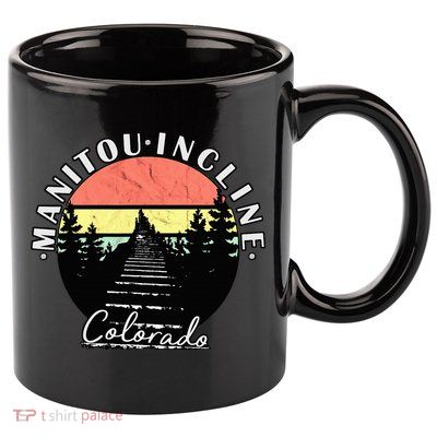 Manitou Incline Colorado Springs 11oz C Handle Ceramic Mug