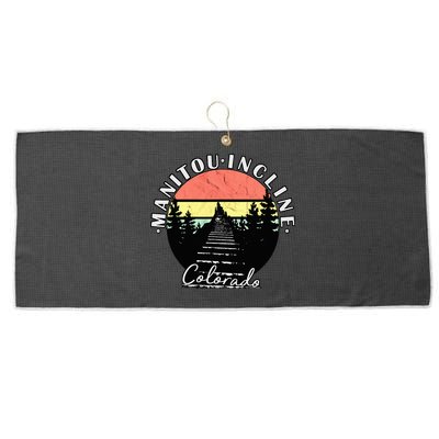 Manitou Incline Colorado Springs Large Microfiber Waffle Golf Towel