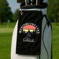 Manitou Incline Colorado Springs Golf Towel
