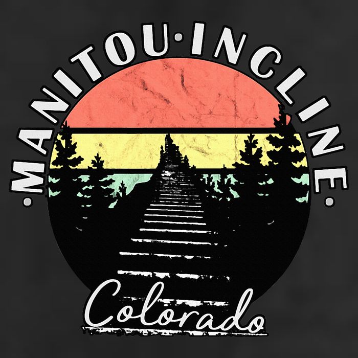 Manitou Incline Colorado Springs Golf Towel