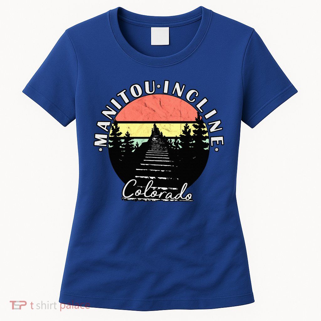 Manitou Incline Colorado Springs Womens T-Shirt