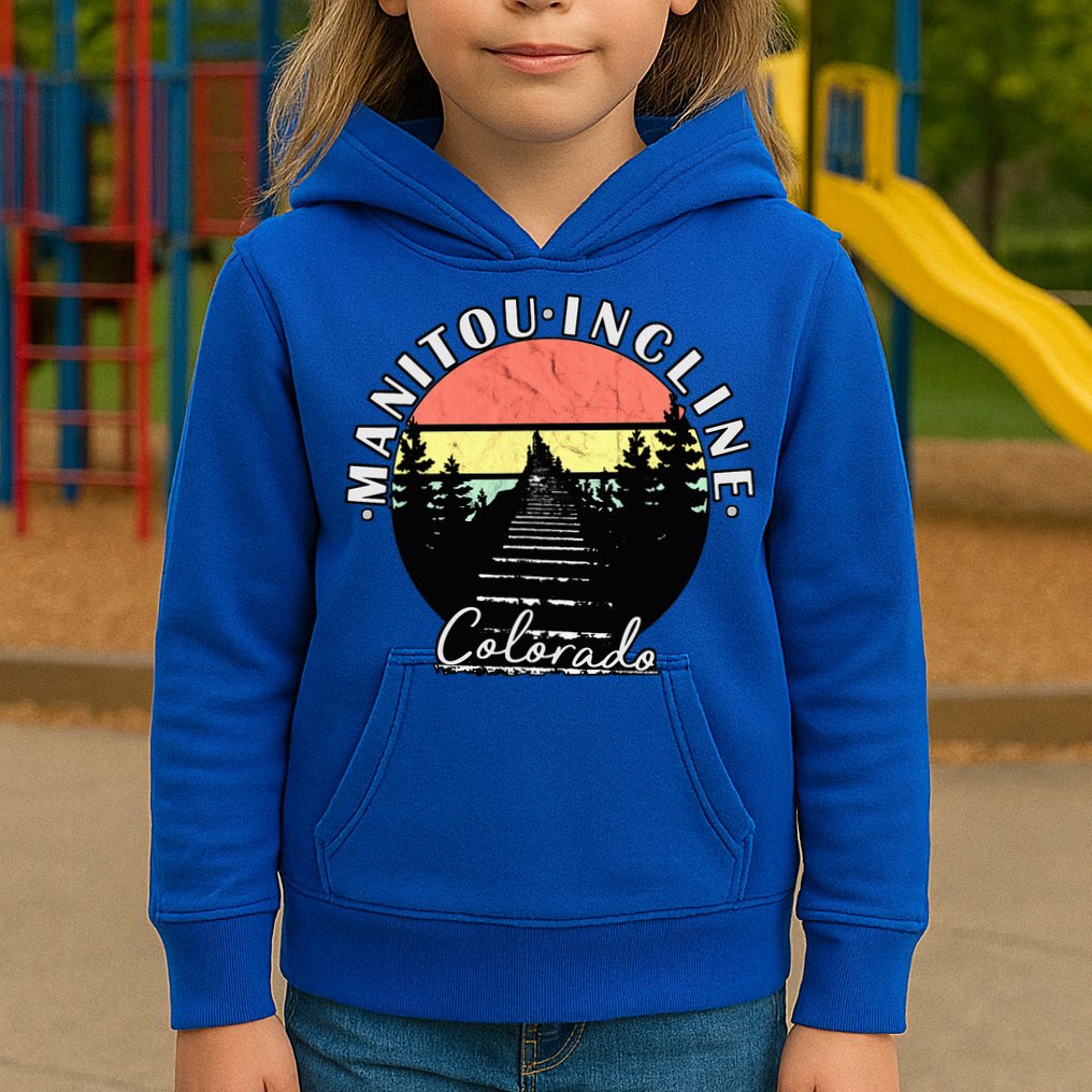 Manitou Incline Colorado Springs Kids Hoodie