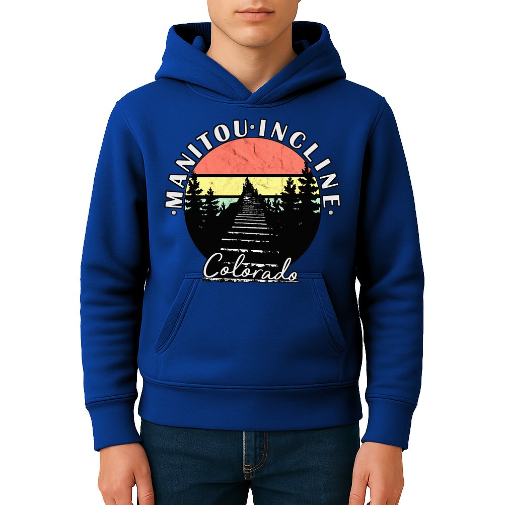 Manitou Incline Colorado Springs Kids Hoodie