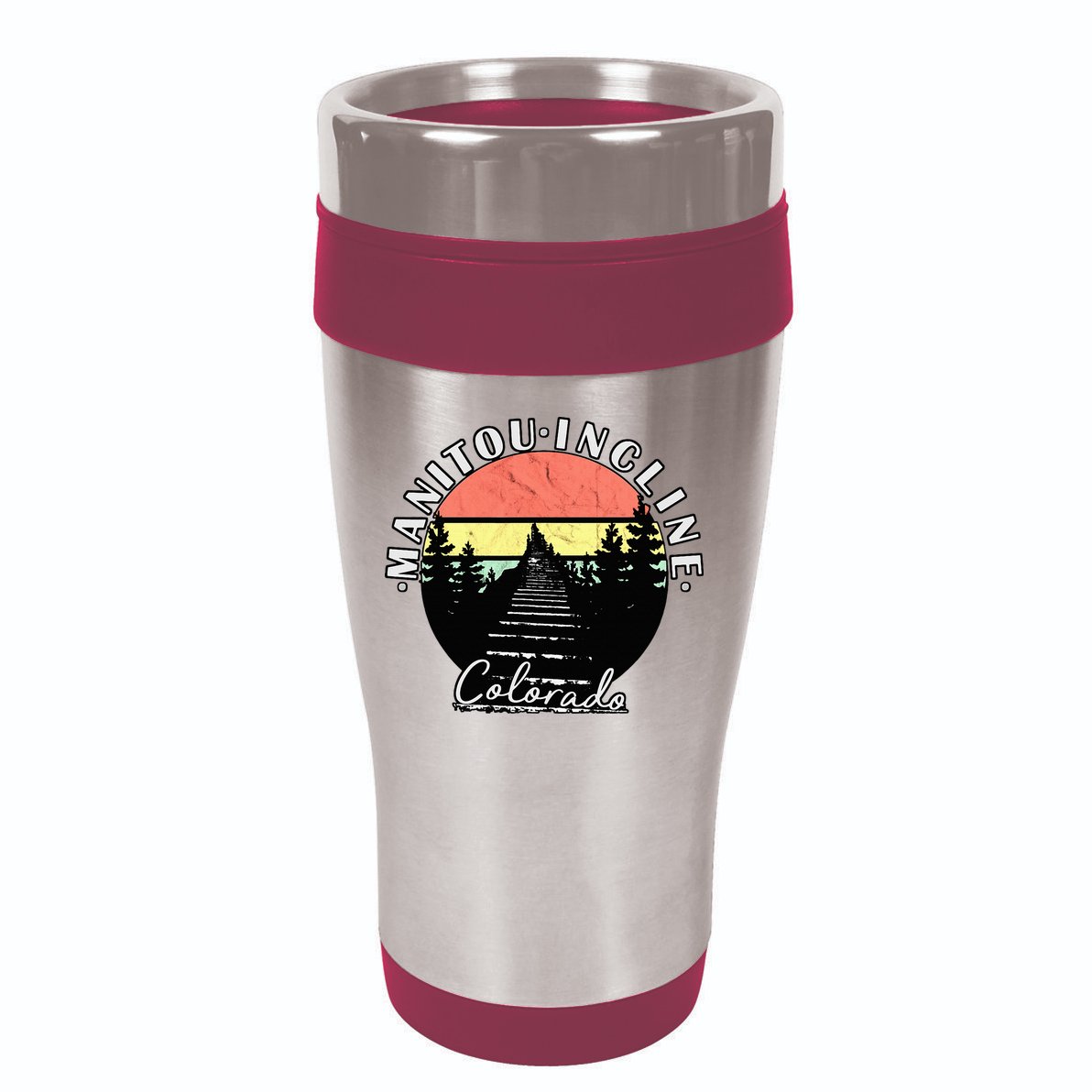 Manitou Incline Colorado Springs 16oz Travel Tumbler