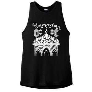 Muslim Islamic Celebration Karim Fasting Islam Ramadan Cute Gift Ladies PosiCharge Tri-Blend Wicking Tank