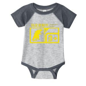 Monsterverse In Case Of Godzill.A Attack Infant Baby Jersey Bodysuit