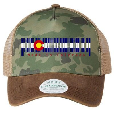 Made In Colorado Barcode Flag Legacy Tie Dye Trucker Hat