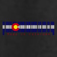 Made In Colorado Barcode Flag Garment-Dyed Heavyweight T-Shirt