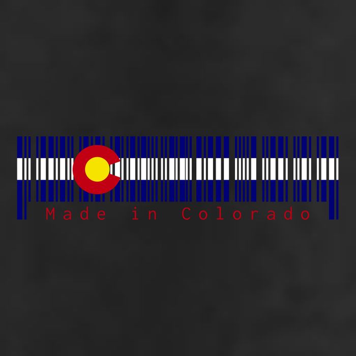 Made In Colorado Barcode Flag Garment-Dyed Heavyweight T-Shirt