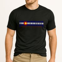 Made In Colorado Barcode Flag Performance Shirt