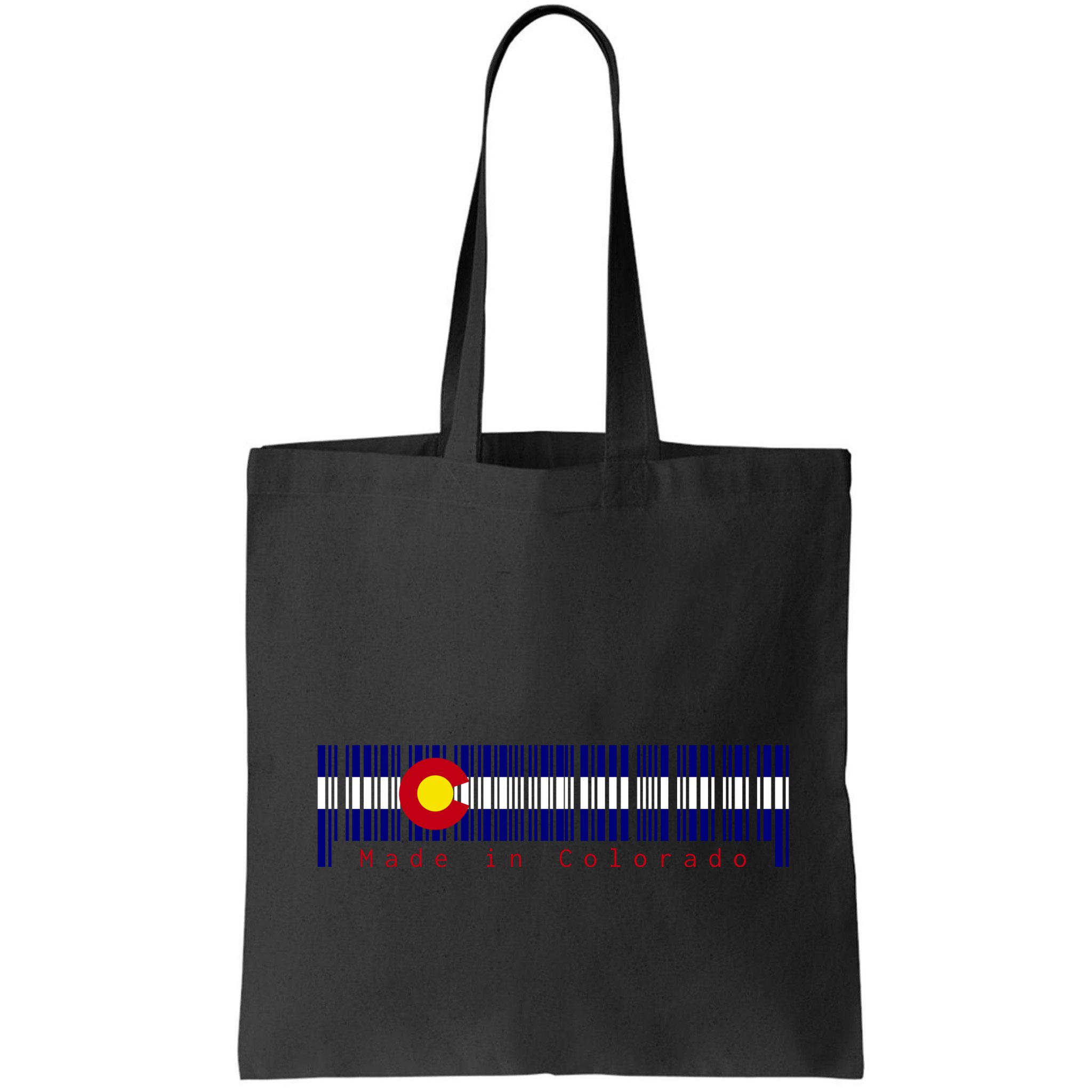 Made In Colorado Barcode Flag Bag