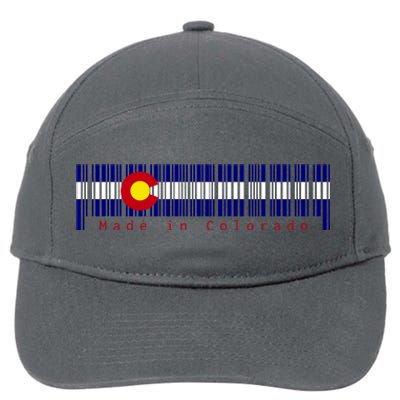 Made In Colorado Barcode Flag 7-Panel Snapback Hat