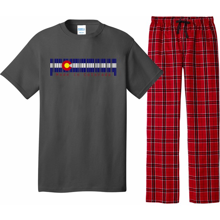 Made In Colorado Barcode Flag Pajama Set