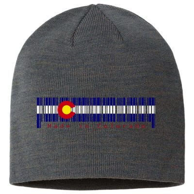 Made In Colorado Barcode Flag Sustainable Beanie