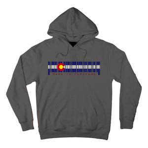 Made In Colorado Barcode Flag Tall Hoodie