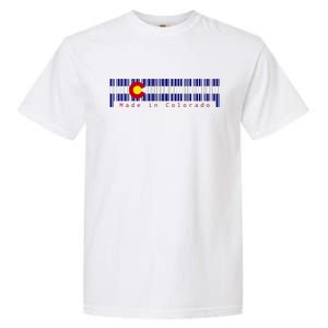 Made In Colorado Barcode Flag Garment-Dyed Heavyweight T-Shirt