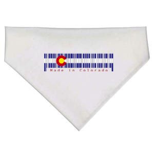 Made In Colorado Barcode Flag USA-Made Doggie Bandana