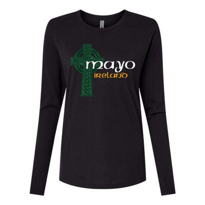 Mayo Ireland County Celtic Gaelic Football And Hurling Cute Gift Womens Cotton Relaxed Long Sleeve T-Shirt