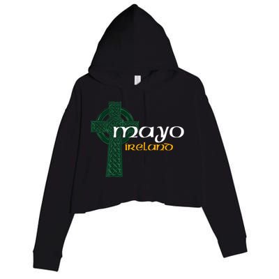 Mayo Ireland County Celtic Gaelic Football And Hurling Cute Gift Crop Fleece Hoodie