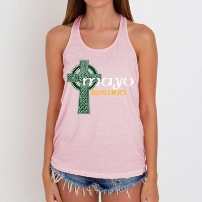 Mayo Ireland County Celtic Gaelic Football And Hurling Cute Gift Women's Knotted Racerback Tank