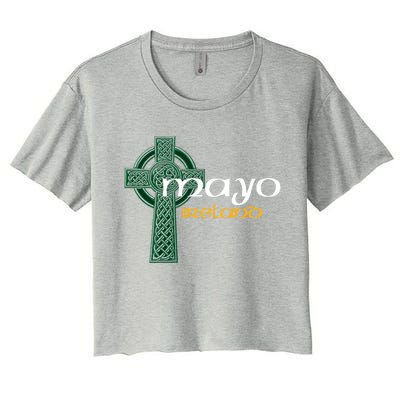 Mayo Ireland County Celtic Gaelic Football And Hurling Cute Gift Women's Crop Top Tee