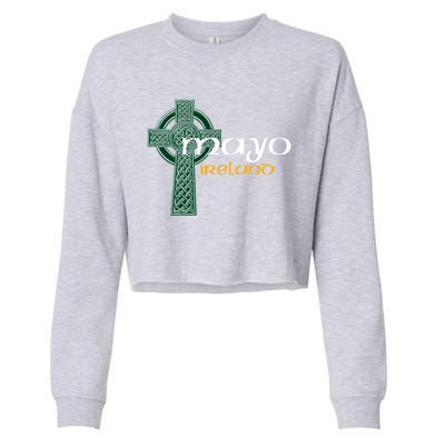 Mayo Ireland County Celtic Gaelic Football And Hurling Cute Gift Cropped Pullover Crew