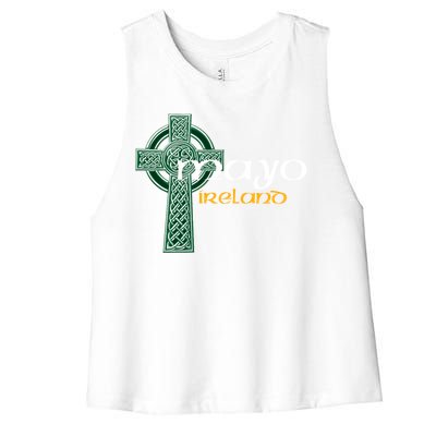 Mayo Ireland County Celtic Gaelic Football And Hurling Cute Gift Women's Racerback Cropped Tank