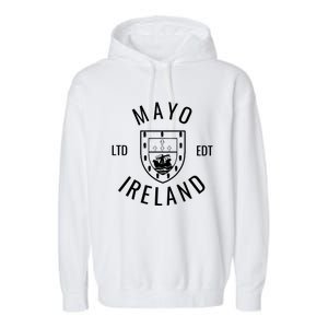 Mayo Ireland County Pride Gaelic Football And Hurling Gift Garment-Dyed Fleece Hoodie