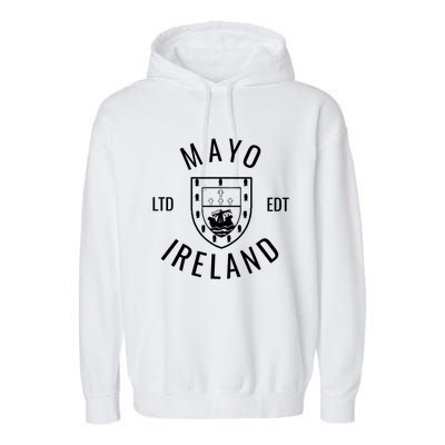 Mayo Ireland County Pride Gaelic Football And Hurling Gift Garment-Dyed Fleece Hoodie