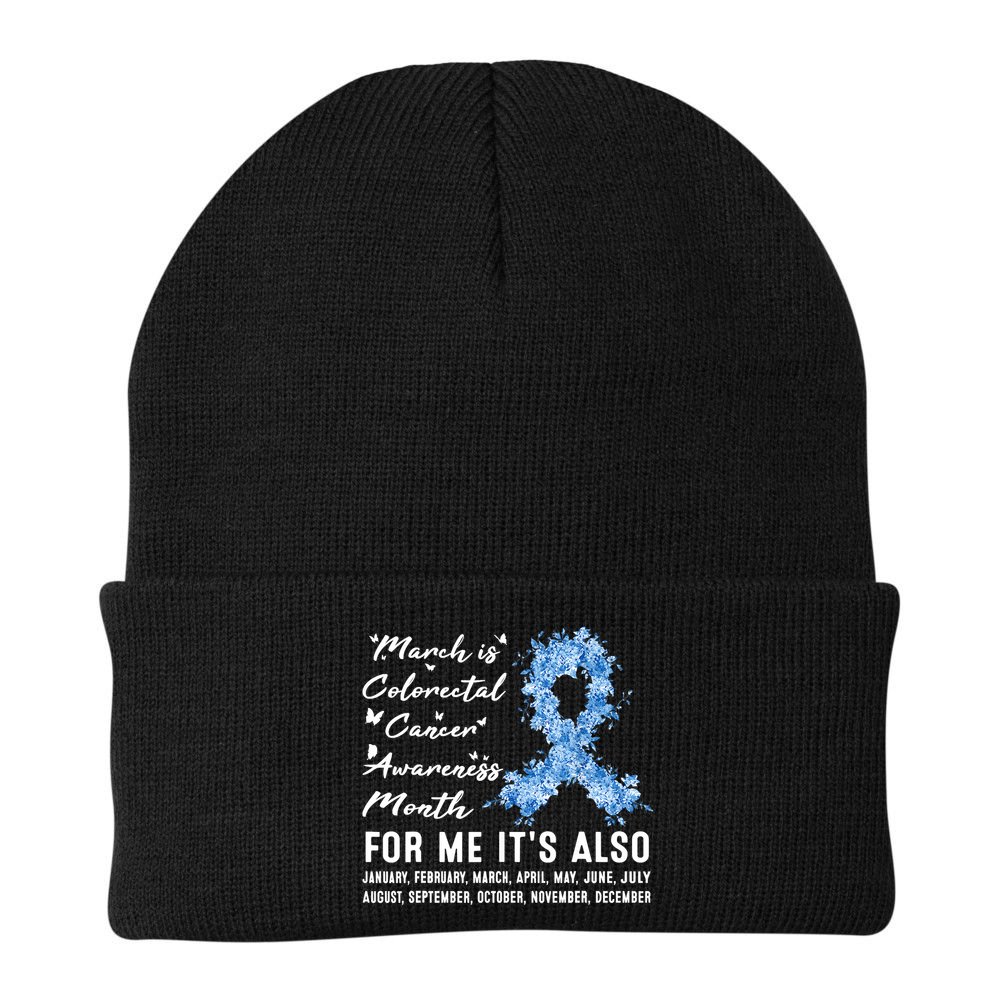 March Is Colorectal Cancer Awareness Month Colon Cancer Beanie