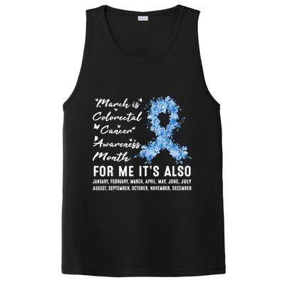 March Is Colorectal Cancer Awareness Month Colon Cancer PosiCharge Competitor Tank